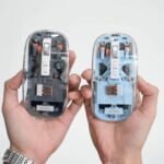 Trendy Hot Selling WIWU Crystal Transparent Wireless Mouse - Image 4